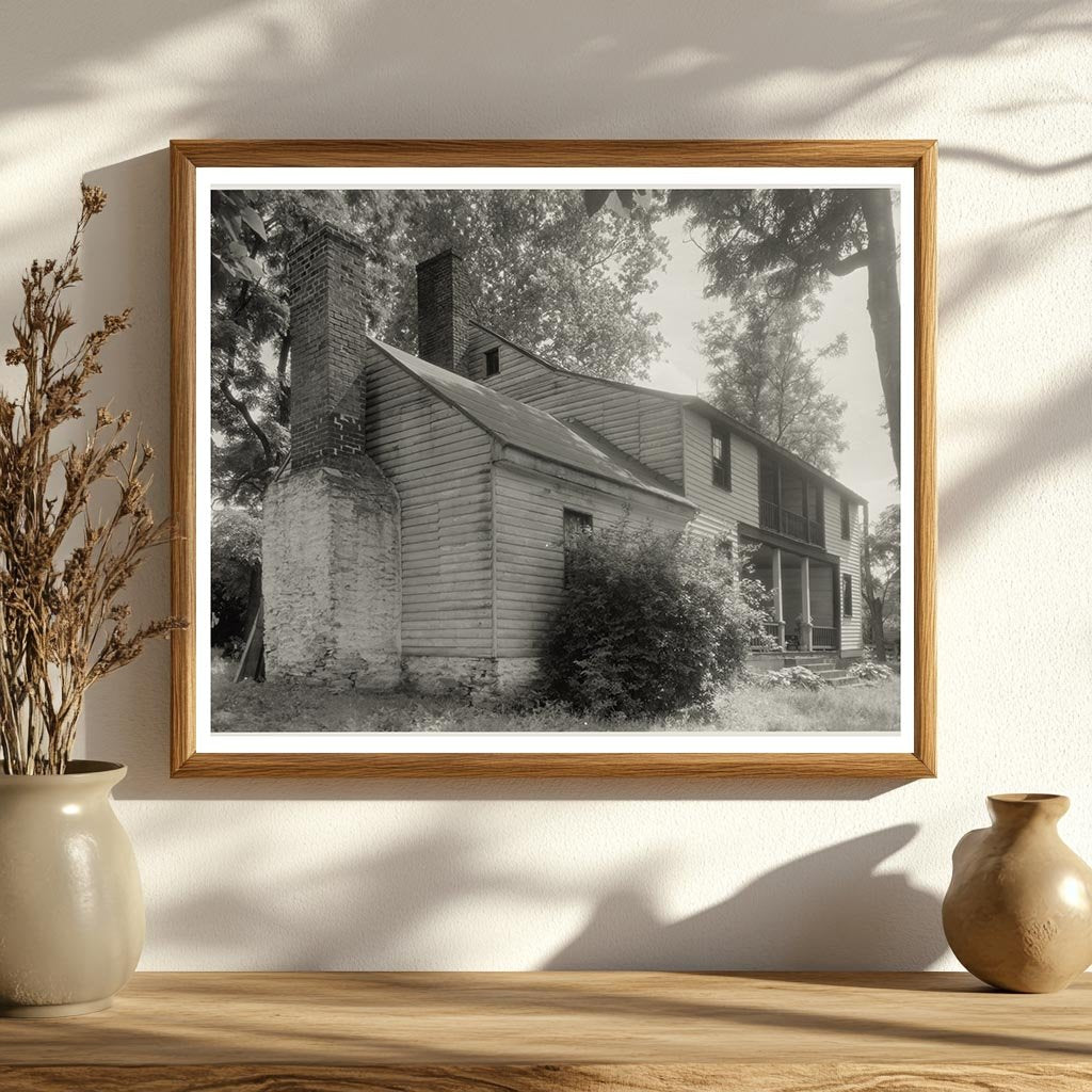 Zion Road House in Albemarle County, Virginia, 1953