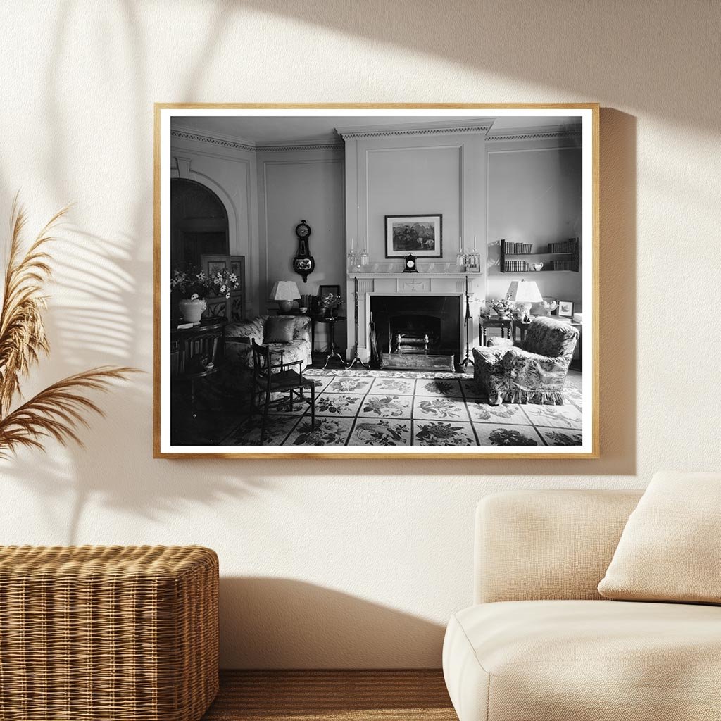 Langhorne Home Interior, Greenwood, VA, Early 20th Century