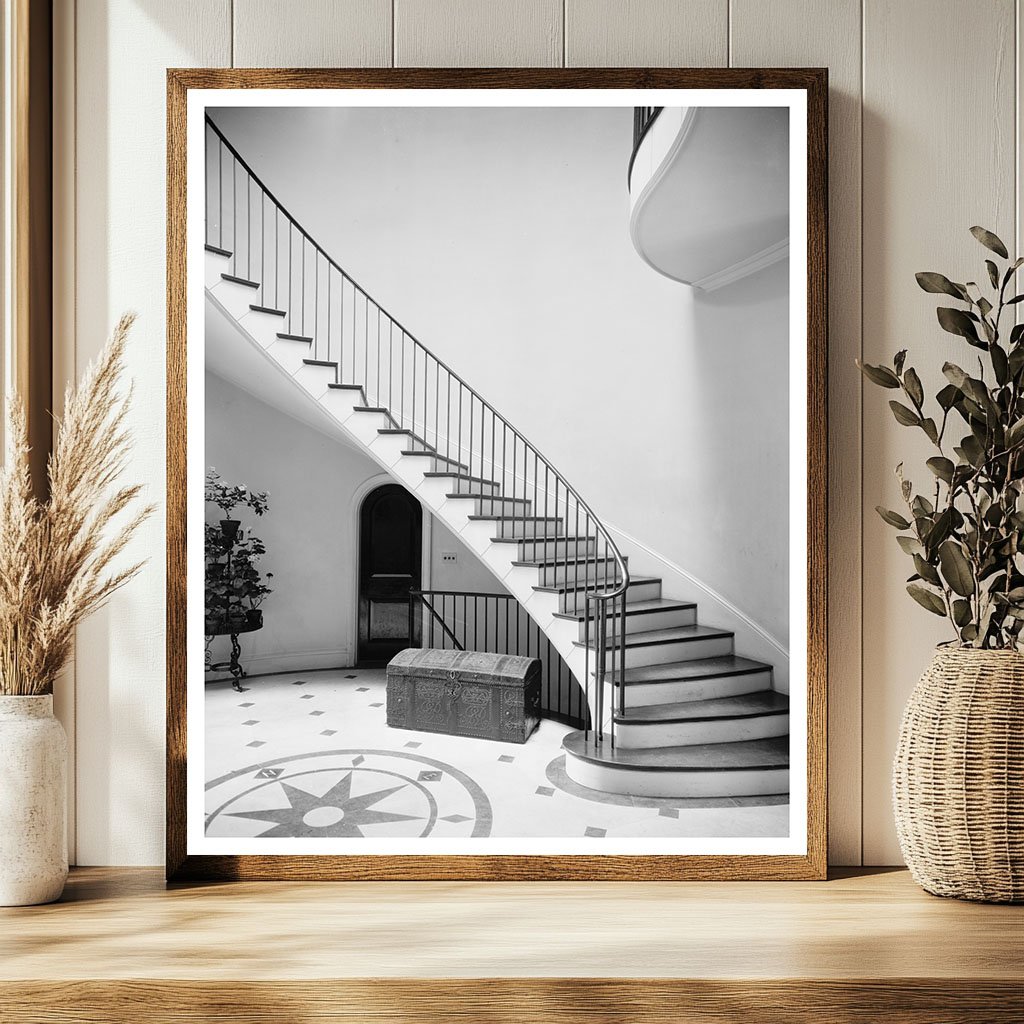 Langhorne Family Stairway, Greenwood, VA, 1953