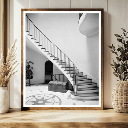 Langhorne Family Stairway, Greenwood, VA, 1953
