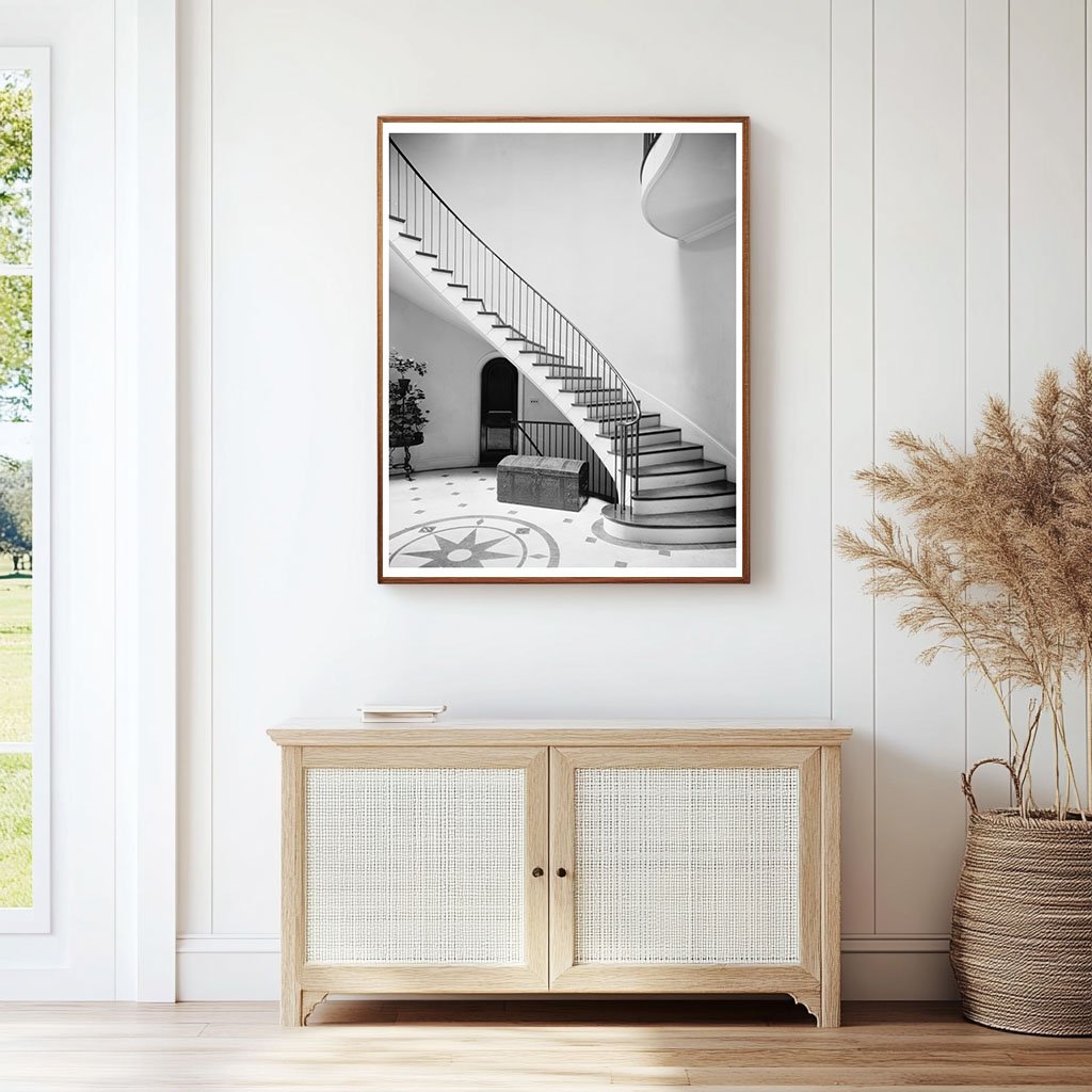 Langhorne Family Stairway, Greenwood, VA, 1953