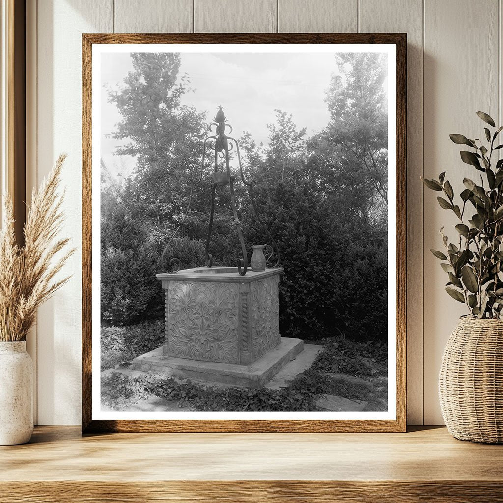 Vintage Garden Photo, Greenwood VA, Early 20th Century