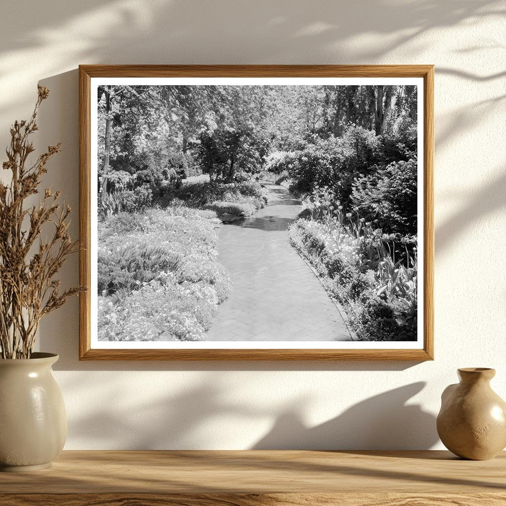 Early 1900s Garden Landscape in Greenwood, Virginia