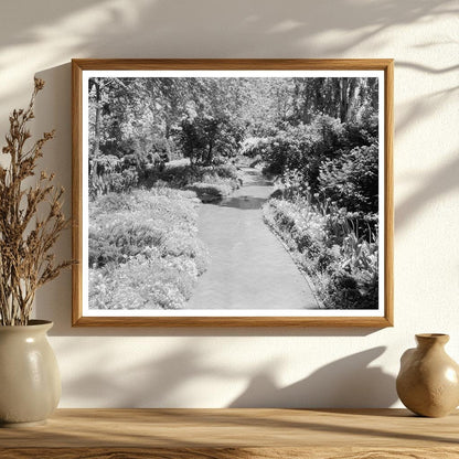 Early 1900s Garden Landscape in Greenwood, Virginia