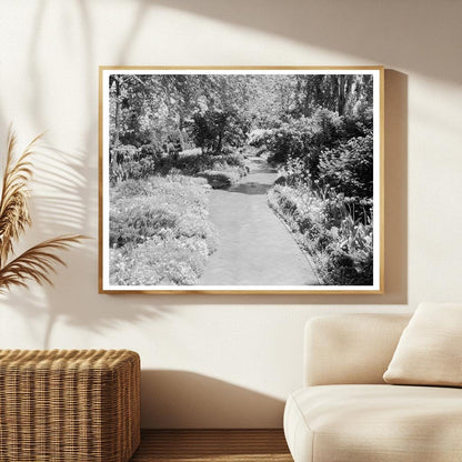 Early 1900s Garden Landscape in Greenwood, Virginia