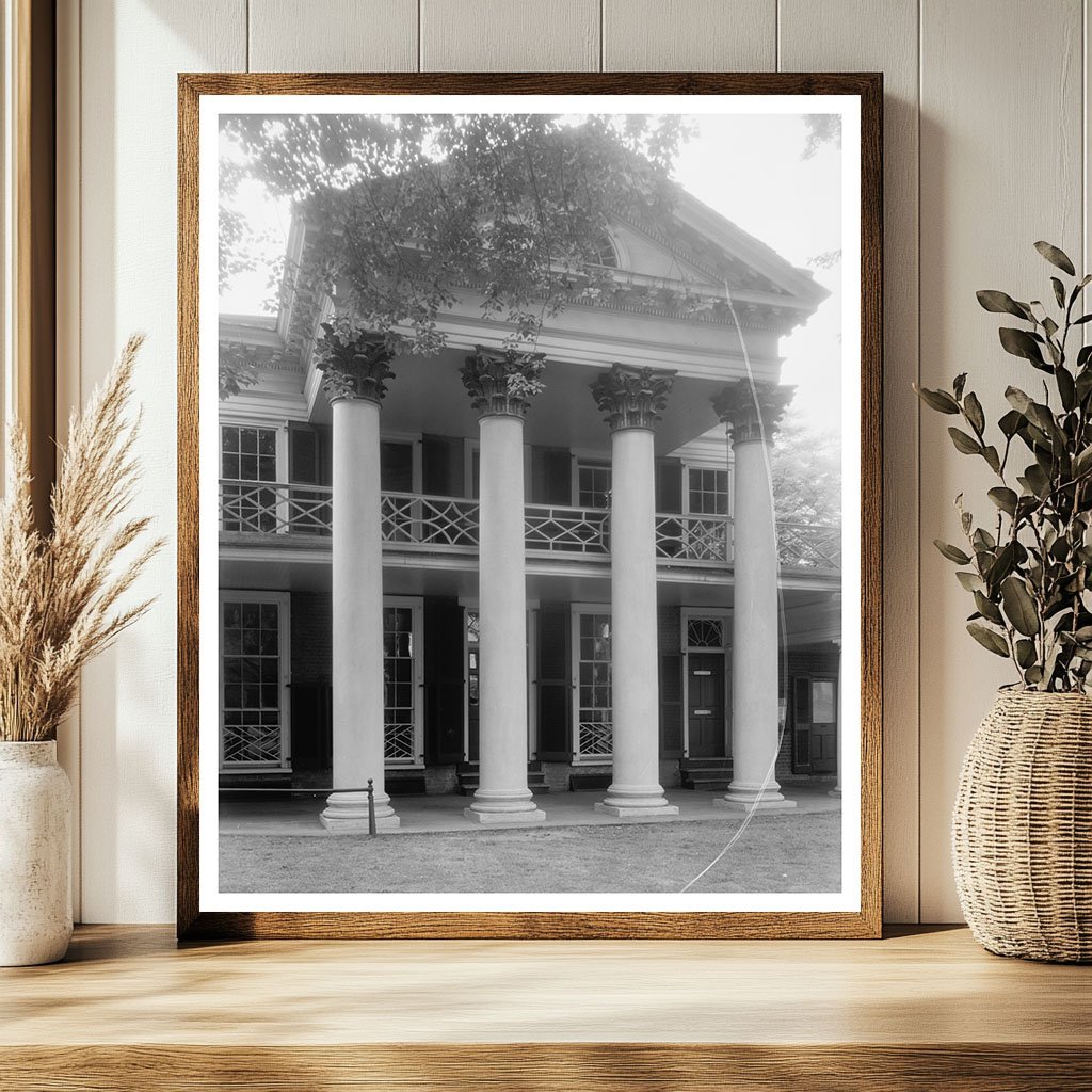 Charlottesville VA Architectural Detail Photo 1930s