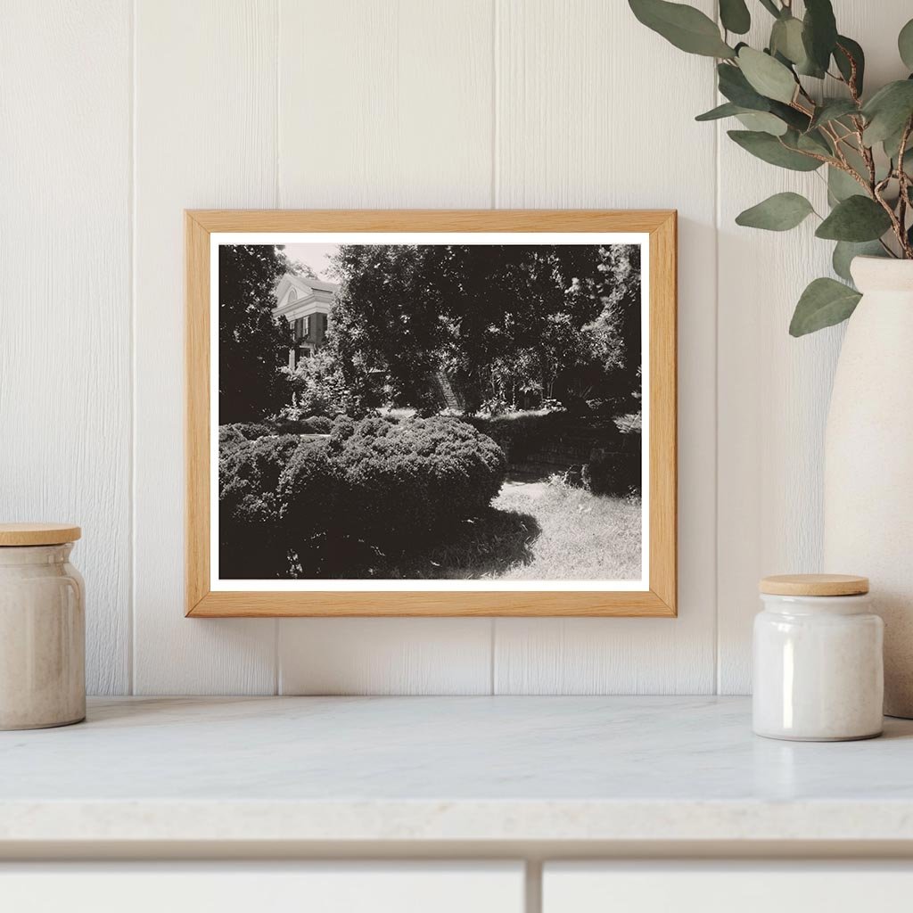 Charlottesville VA Garden Photo, Carnegie Survey 1900s