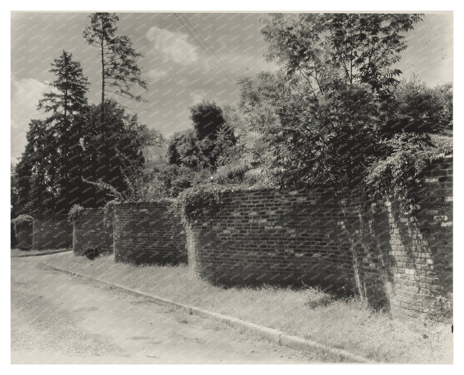 Charlottesville Garden Walls, Virginia 1953