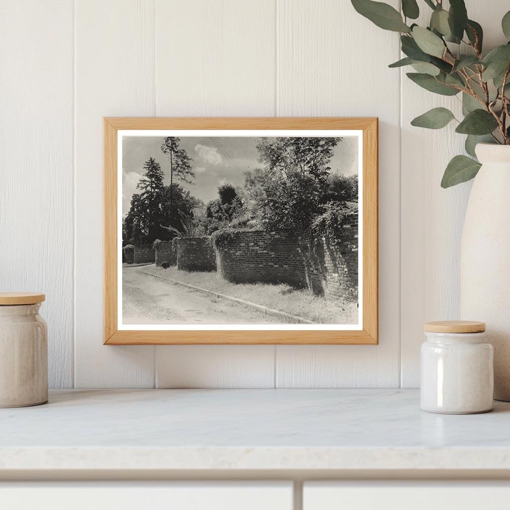 Charlottesville Garden Walls, Virginia 1953