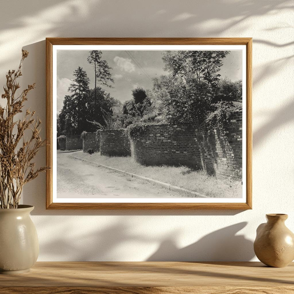 Charlottesville Garden Walls, Virginia 1953