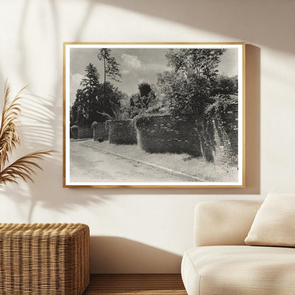 Charlottesville Garden Walls, Virginia 1953
