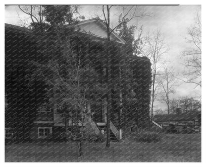 Log Cabin in Amherst County, Virginia, 1953 Image