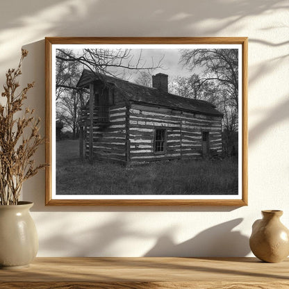 Log Cabin in Amherst County, Virginia, Early 20th Century