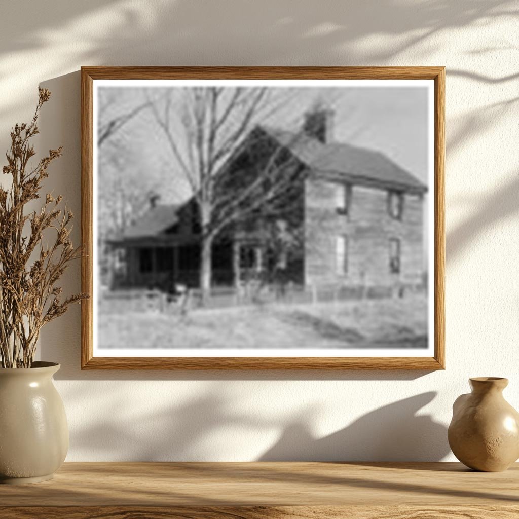 Vintage Appomattox VA Storage Building Photo 1953