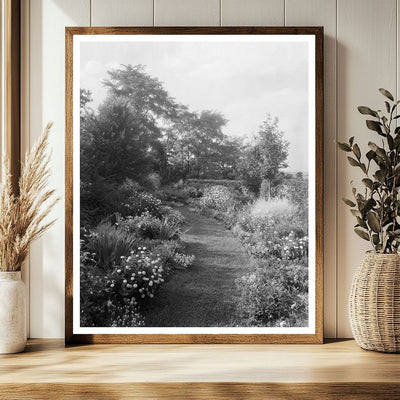 Staunton VA Gardens, Early 20th Century Vintage Photo