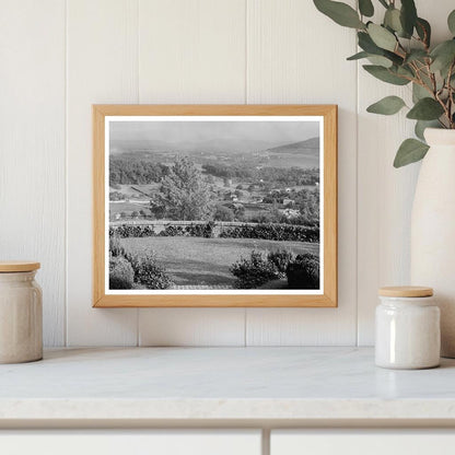 Staunton VA Scenic Overlook Vintage Photo 1953