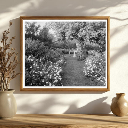 Vintage Garden Photo in Staunton, VA - Early 20th Century