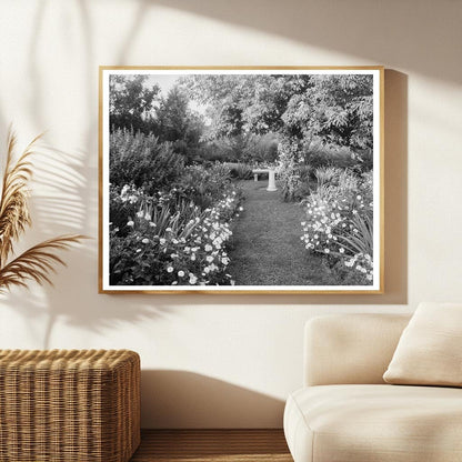 Vintage Garden Photo in Staunton, VA - Early 20th Century