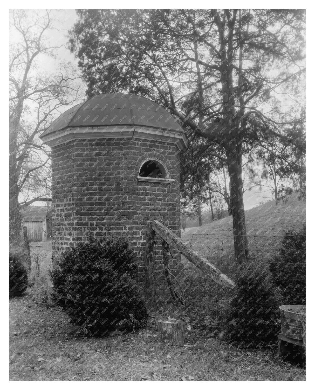 Vintage Privy at Jeffersons Estate, Lynchburg VA 20th Centur