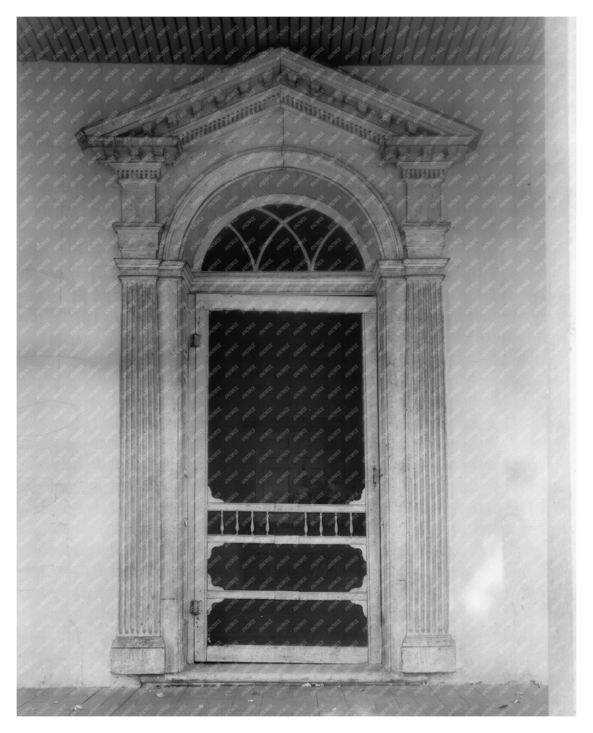 Lynchburg VA Architectural Detail Photo, Mid-20th Century