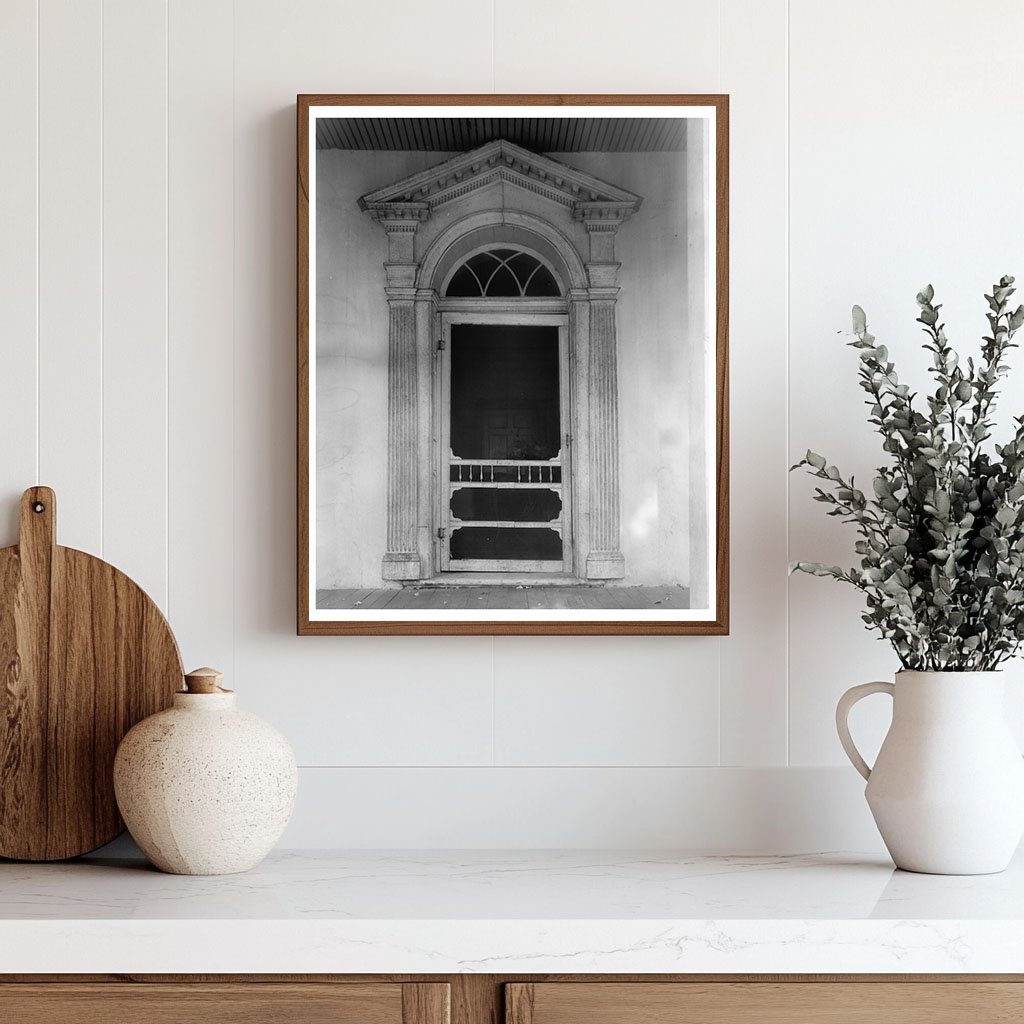 Lynchburg VA Architectural Detail Photo, Mid-20th Century