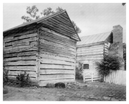 1760 Log Cabin in Fincastle, Virginia - Historic Photo