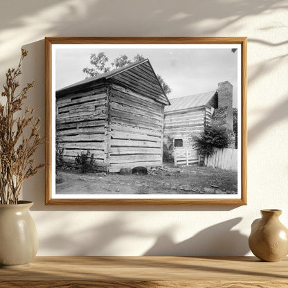 1760 Log Cabin in Fincastle, Virginia - Historic Photo