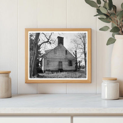 Dillwyn, VA Historic Wooden House Photo, 1953