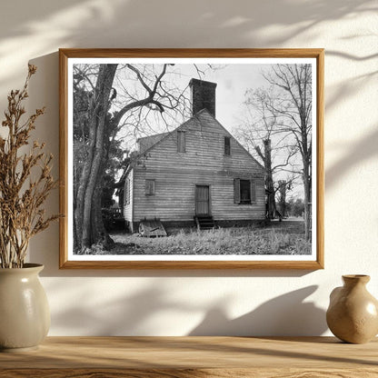 Dillwyn, VA Historic Wooden House Photo, 1953