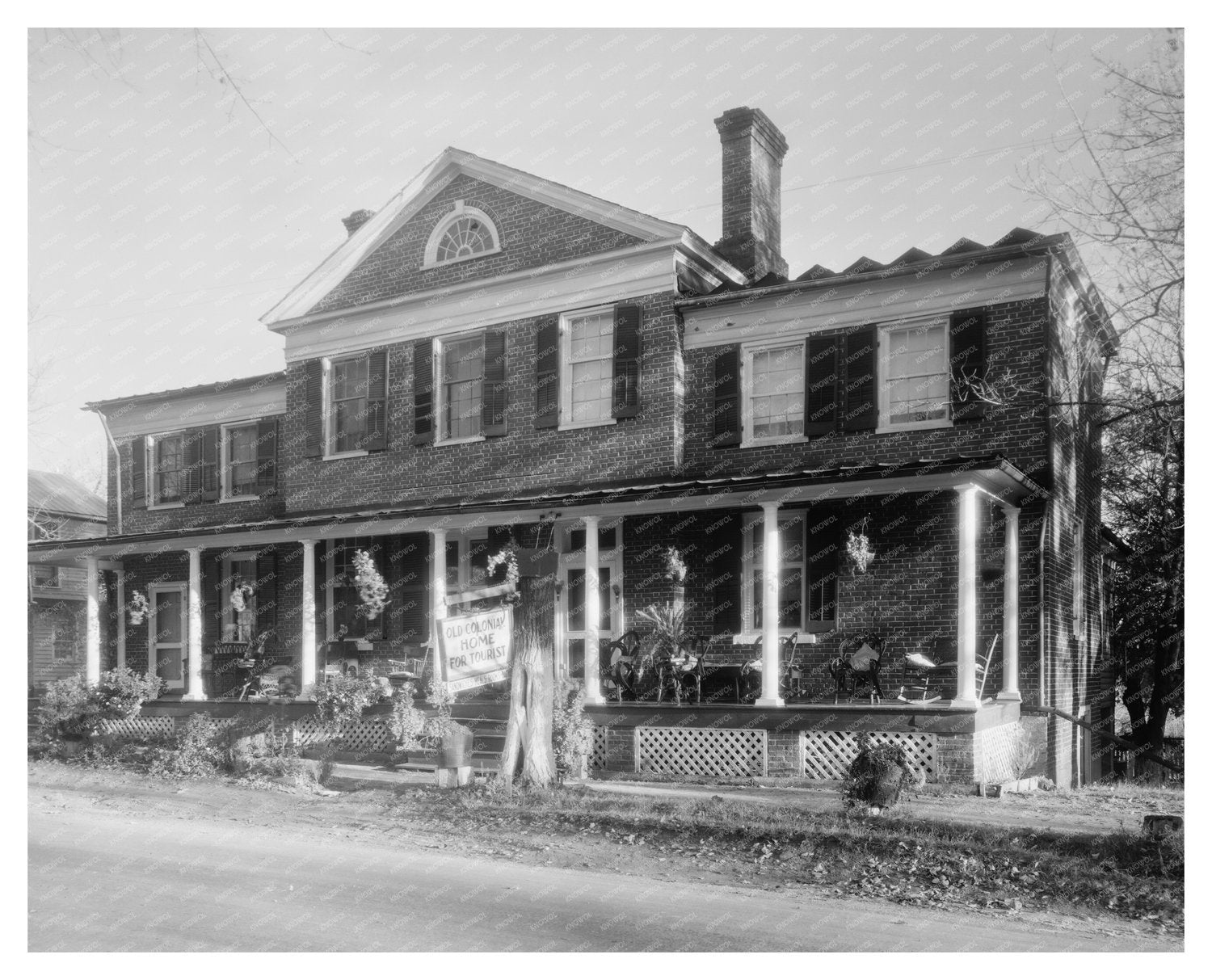 Buckingham County, VA Vintage Architecture Photo 1953