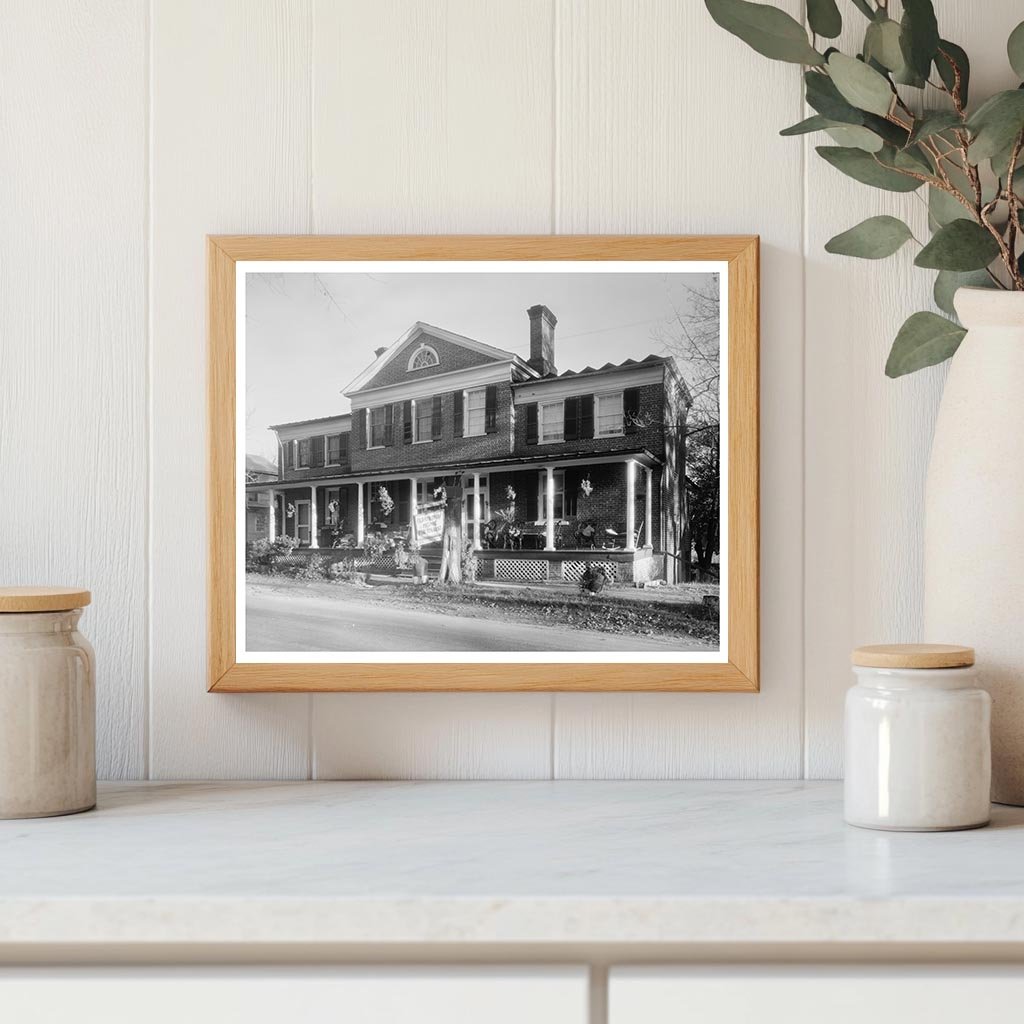 Buckingham County, VA Vintage Architecture Photo 1953