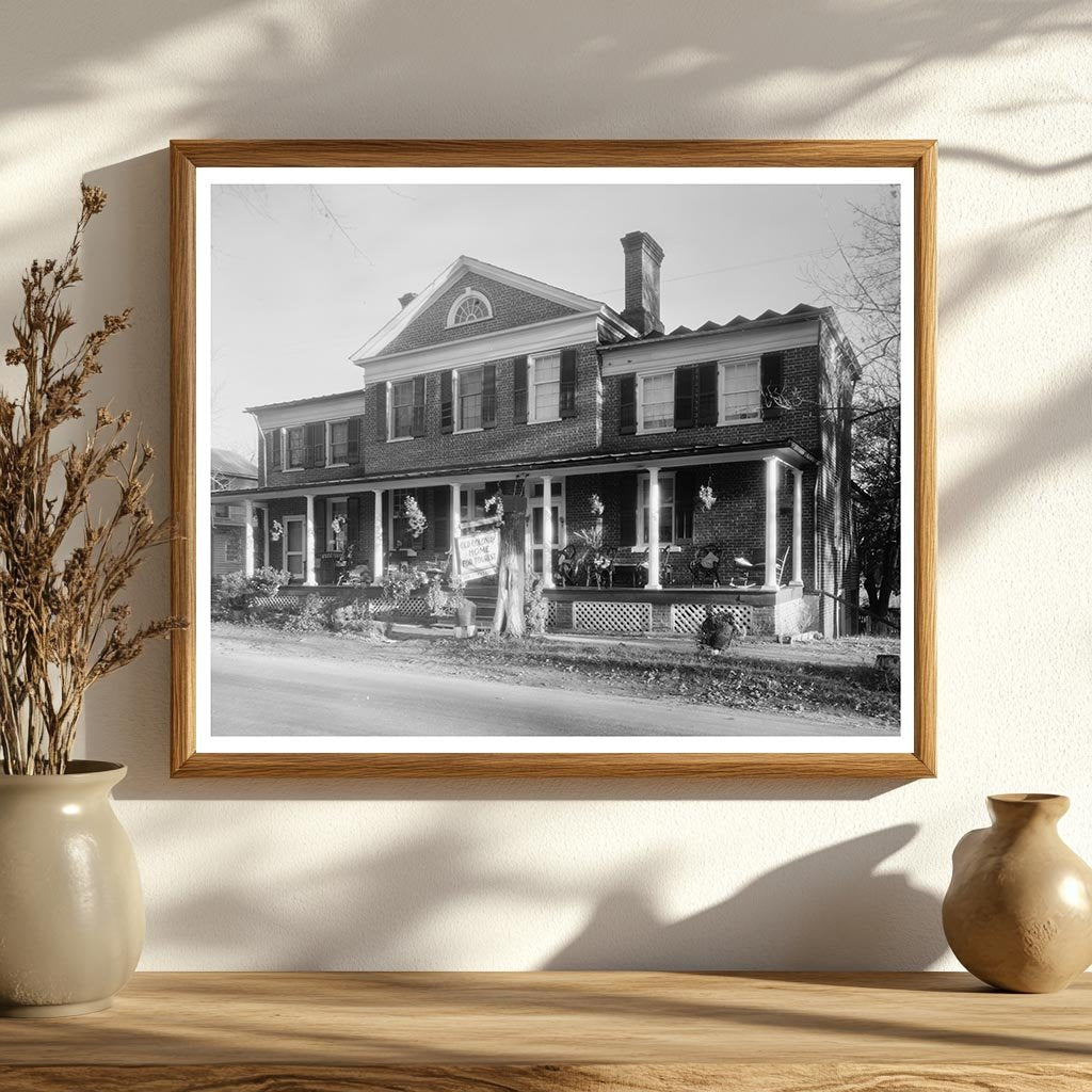 Buckingham County, VA Vintage Architecture Photo 1953