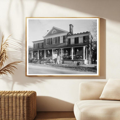 Buckingham County, VA Vintage Architecture Photo 1953