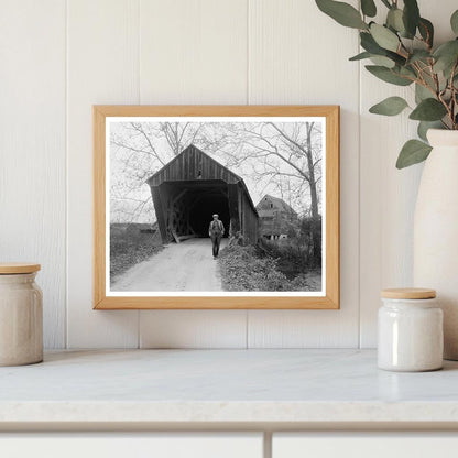 Covered Bridge in Dillwyn, Virginia, 20th Century