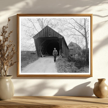 Covered Bridge in Dillwyn, Virginia, 20th Century