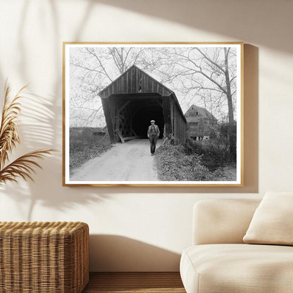 Covered Bridge in Dillwyn, Virginia, 20th Century