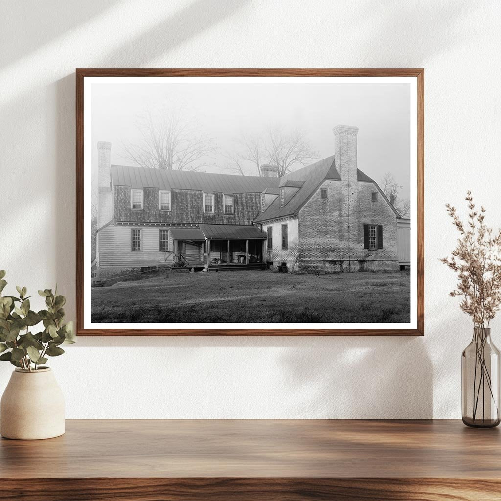 Vintage 1700s Residence in Bowling Green, Virginia, 20th Cen