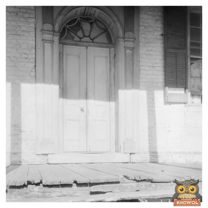 Historic Doorway in Bowling Green, Virginia, Early 1900s