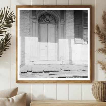 Historic Doorway in Bowling Green, Virginia, Early 1900s