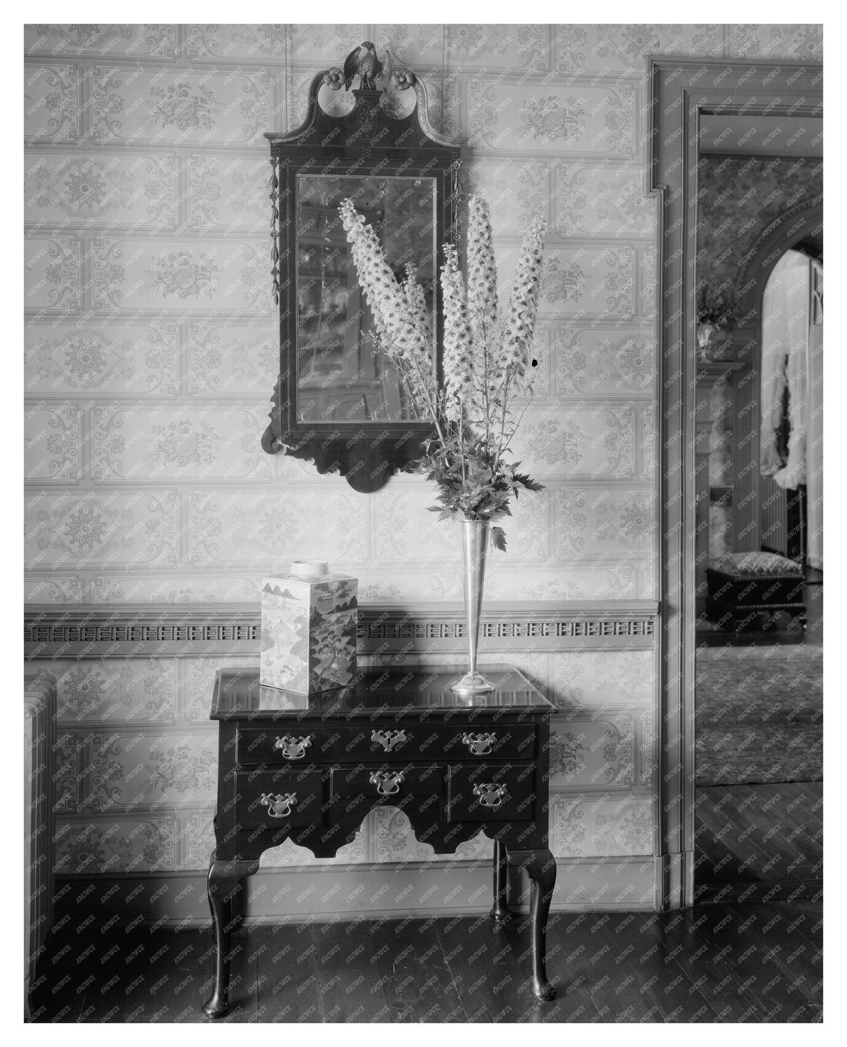 Lynchburg VA Interior Scene, Early 20th Century Photo