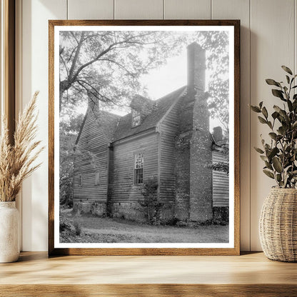 1730 Wooden House in Weyanoke, Virginia - Carnegie Survey