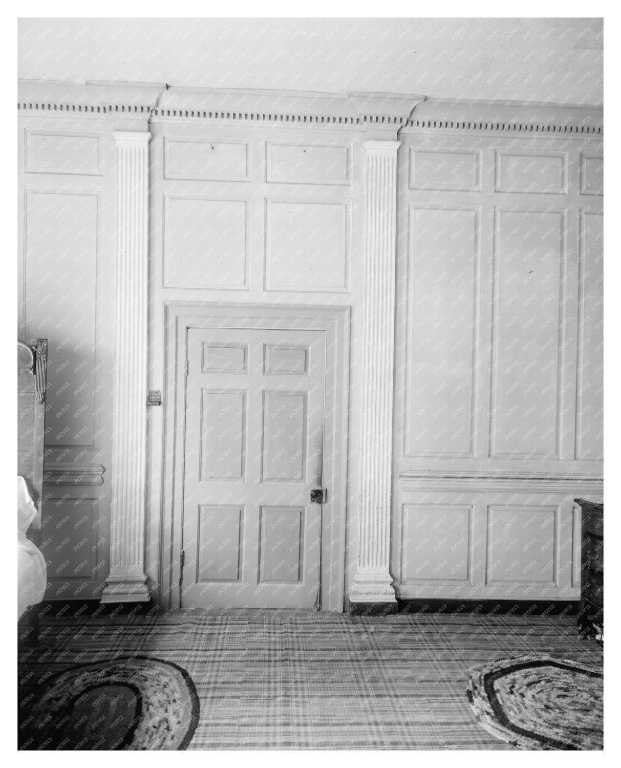 Historic Building in Weyanoke, VA 1730 - Vintage Photo