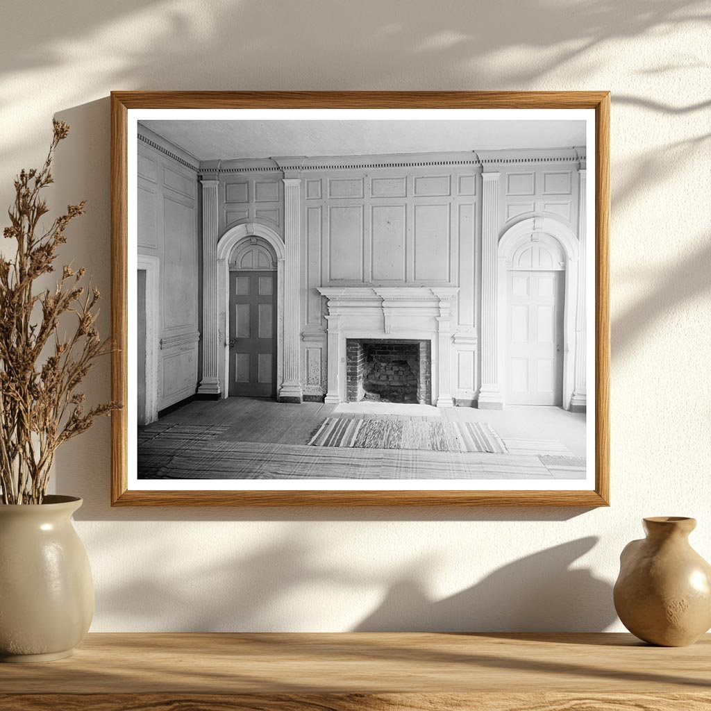 Weyanoke, VA Historic Interior View, 1730 Architecture
