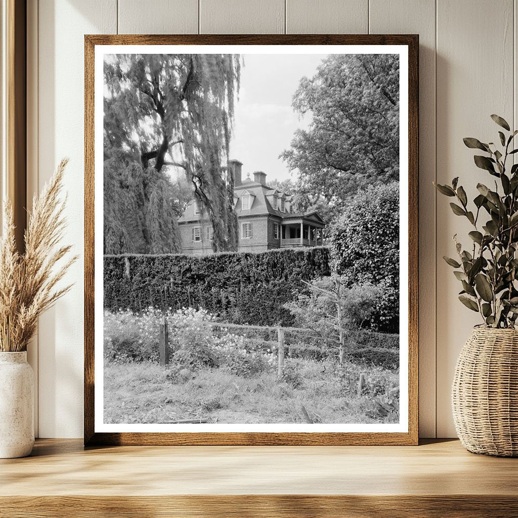 Shirley Estate Gardens, Charles City, VA 1953 Photo