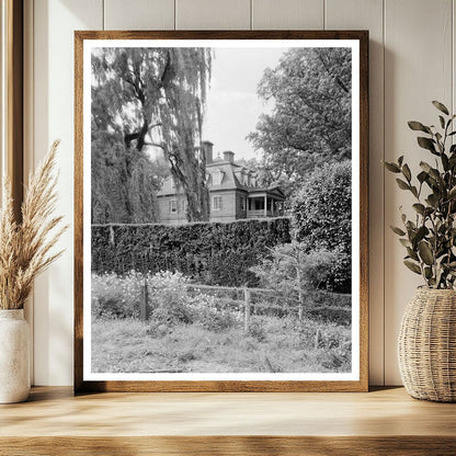 Shirley Estate Gardens, Charles City, VA 1953 Photo