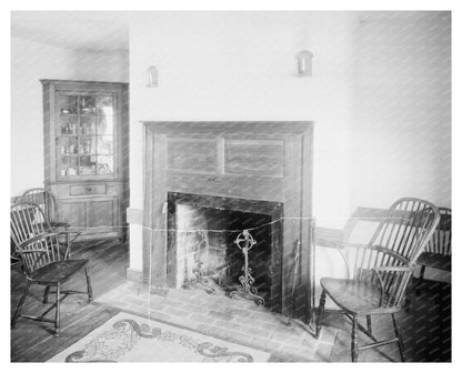 Weyanoke Interior, Charles City VA, 1900s Historical Photo