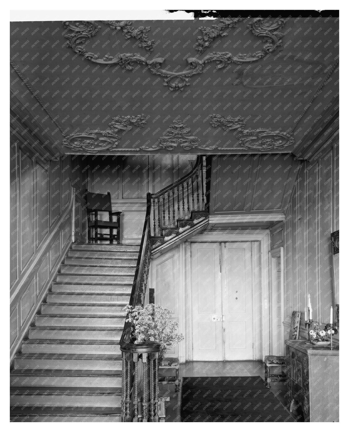 Historic Building in Charles City, VA - 1730 Vintage Photo