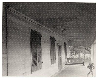 Clarke County, VA Vintage Porch Scene, Early 1900s