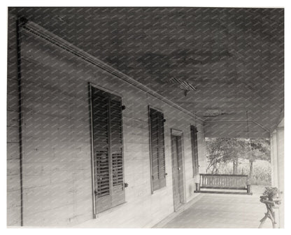 Clarke County, VA Vintage Porch Scene, Early 1900s