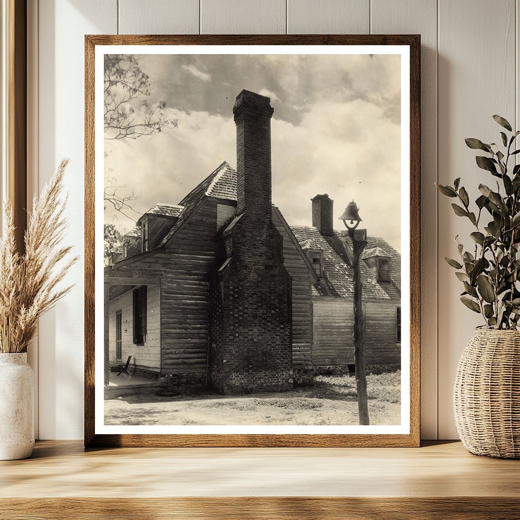 Dunnsville, VA: Vintage Architecture Photo from 1953